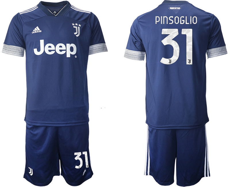 Men 2020-2021 club Juventus away #31 blue Soccer Jerseys